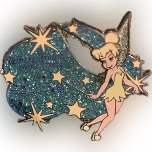 Disney "Where Dreams Come True" Tinker Bell Pixie Dust collectible pin.